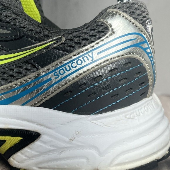 Saucony Oasis Grid Mesh Women's Running Shoes Gray Silver Lime Size 8 15096-6 - Picture 10 of 11